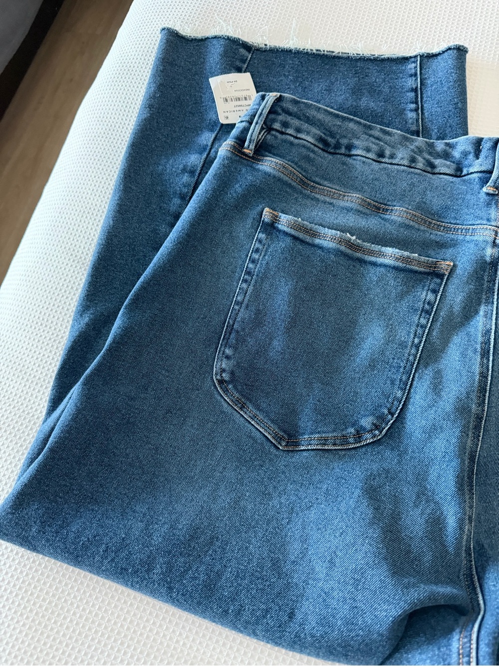Good American Good Waist Palazzo Crop NWT - Picture 5 of 5